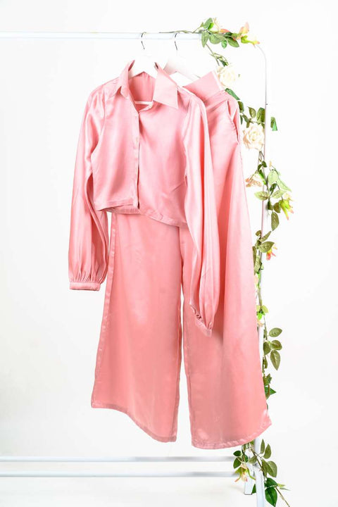 PINK SUPERSTAR SHIRT & PANTS CO-ORD SET